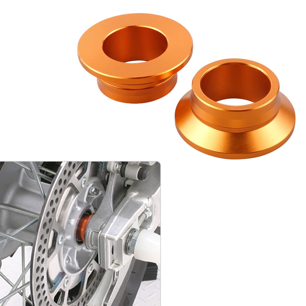 Amazon.com: Orange Rear Wheel Spacer Hub Collars Compatible with